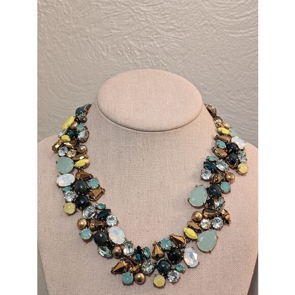 J. Crew Rare Spring Bloom Statement Necklace  -- Rare - Picture 1 of 12